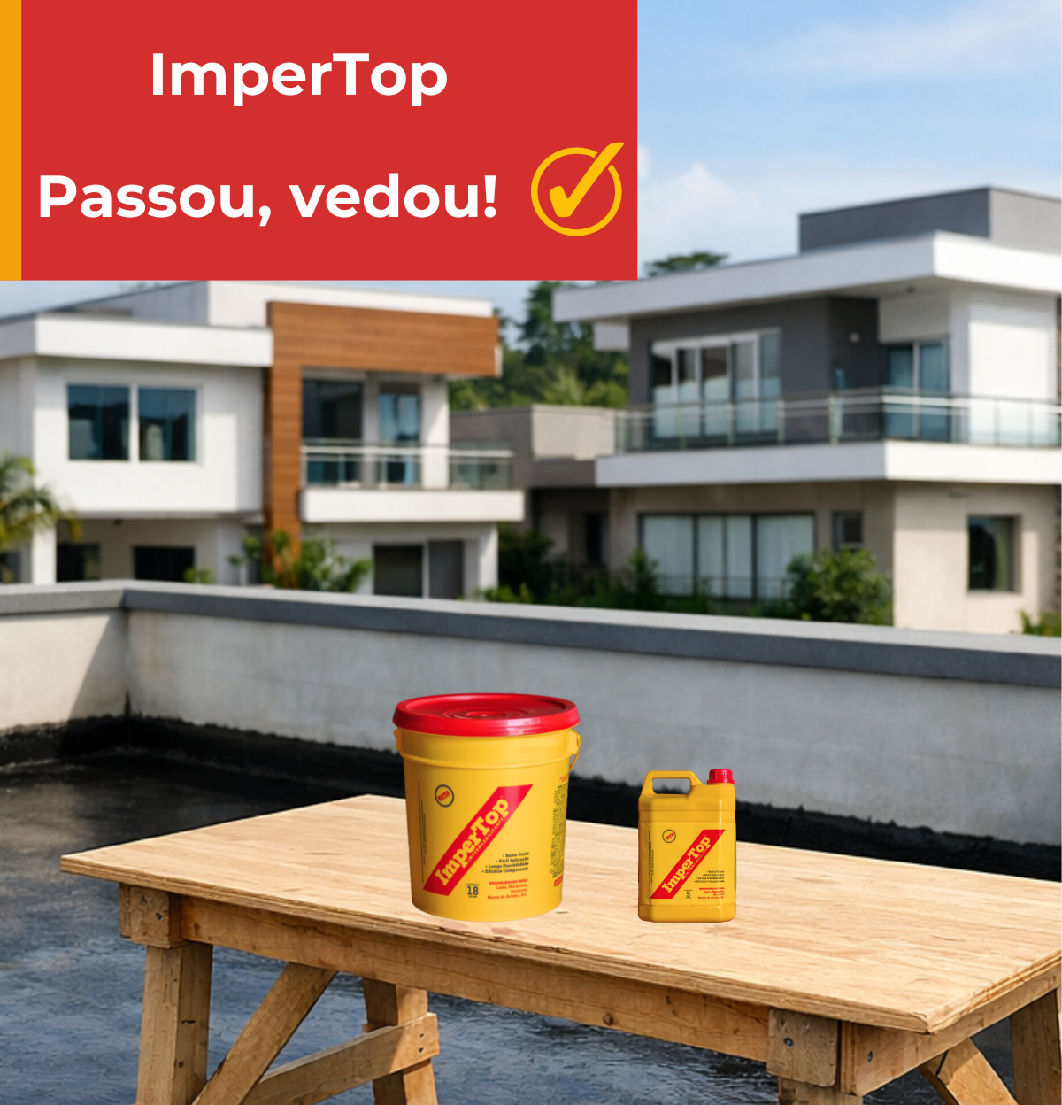 ImperTop Impermeabilizante — embalagens 18L e 5L